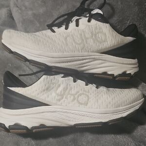 ONYX White Athletic Sneakers with Black Accents